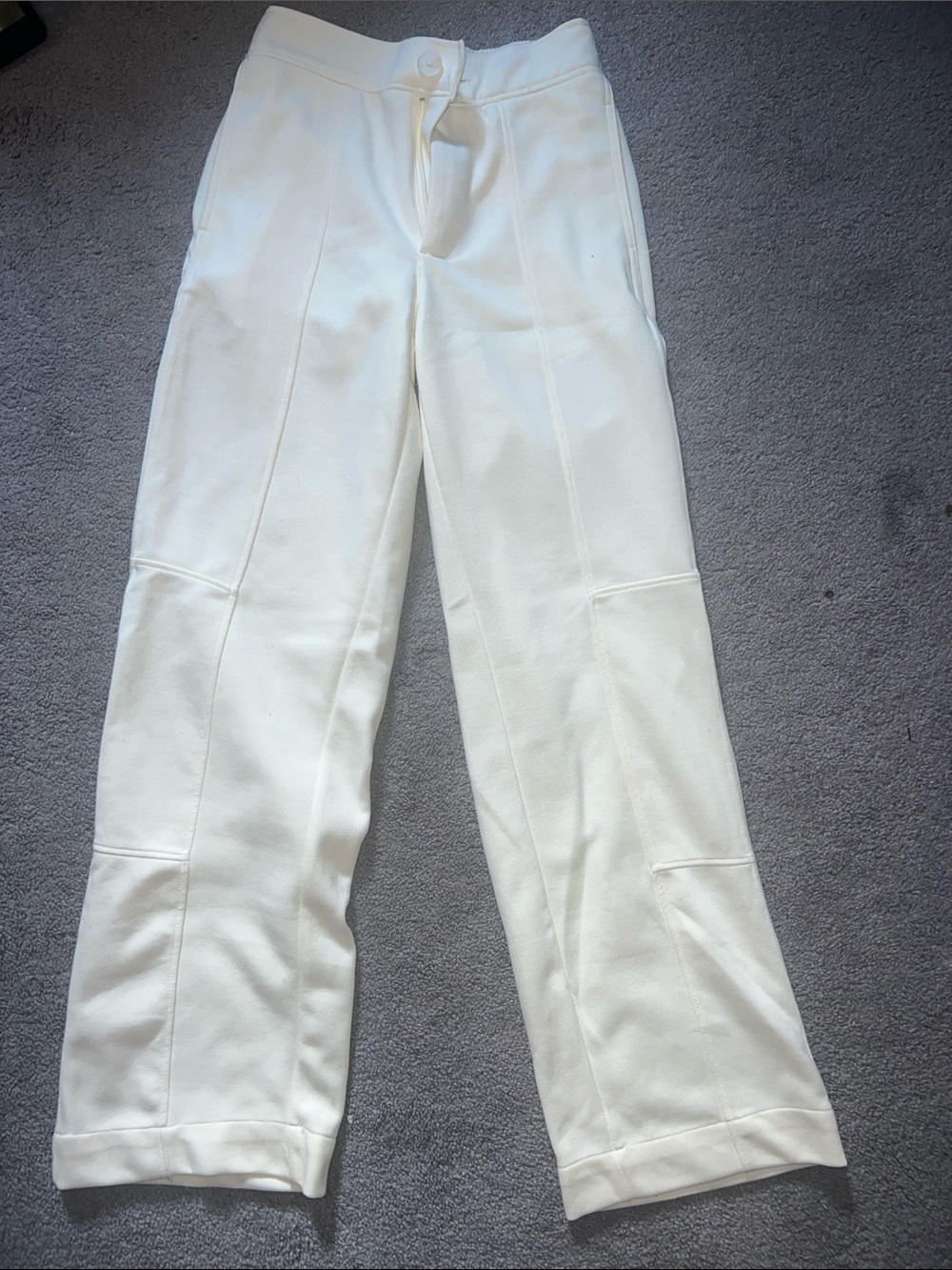 Women’s White Straight-Leg Pants